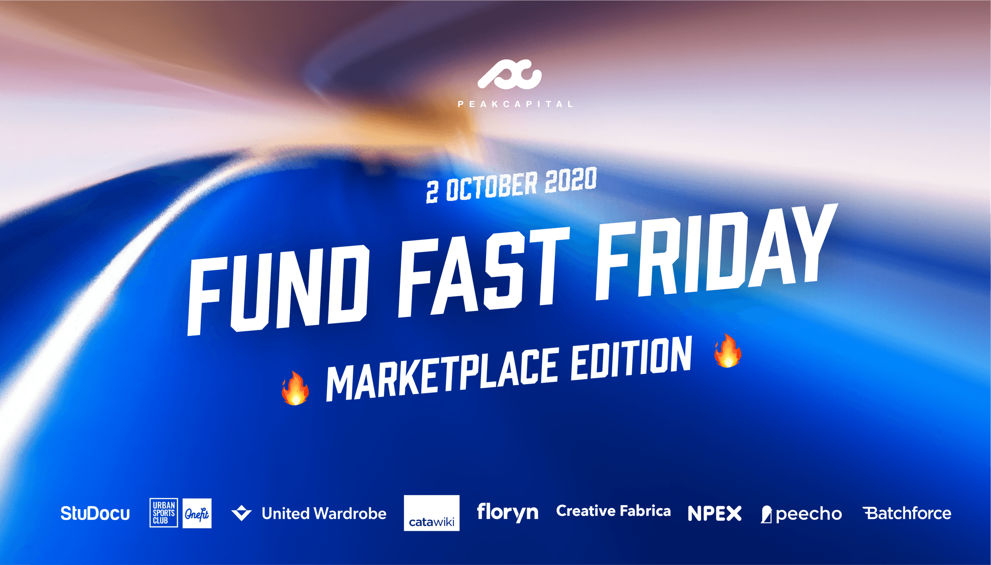 The online event for marketplace founders. Fast track your fundraising.